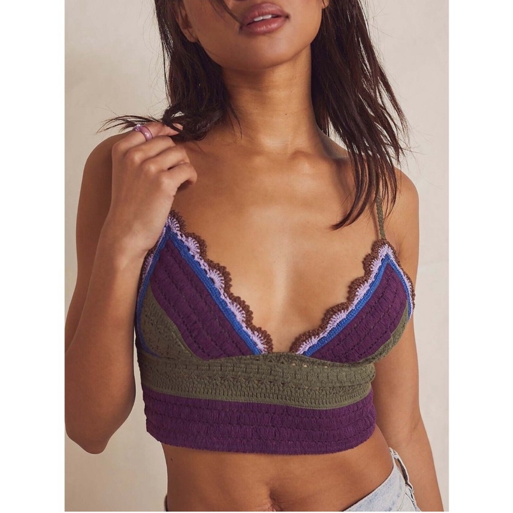 NWT FREE PEOPLE Bralette crotchet top Cropped Top